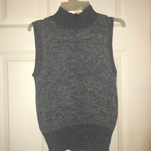 High neck knit top
